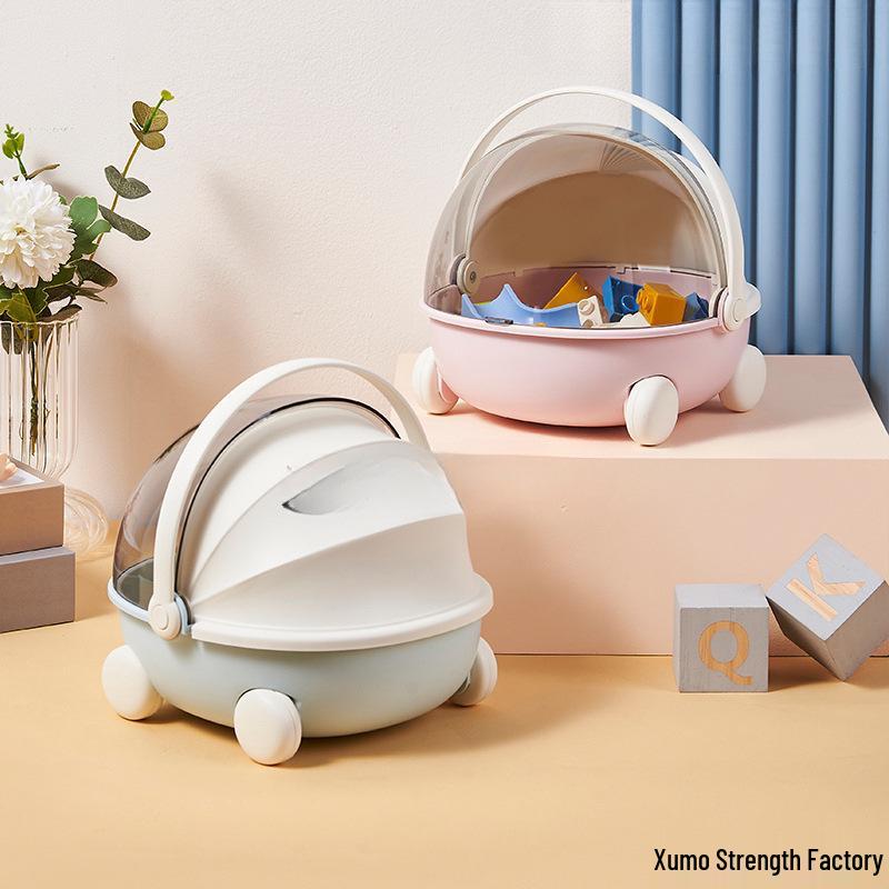 Desktop Organizer: Dustproof Snack Tray & Key Holder with Cute Design