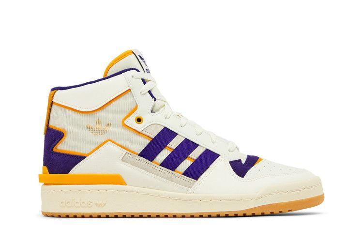 Men's Sneakers adidas Forum Exhibit Mid Inside Out White Purple Gold