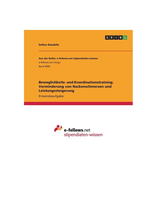 Beweglichkeits- und Koordinationstraining. Verminderung von Nackenschmerzen und Leistungssteigerung