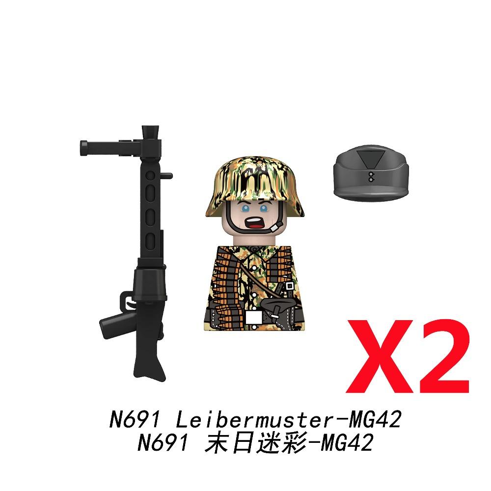 Military Soldier Figure Building Block Weapons Ranger Camouflage Vietnam War US Special Forces KSK Medical Bandit Thief Toy Gift