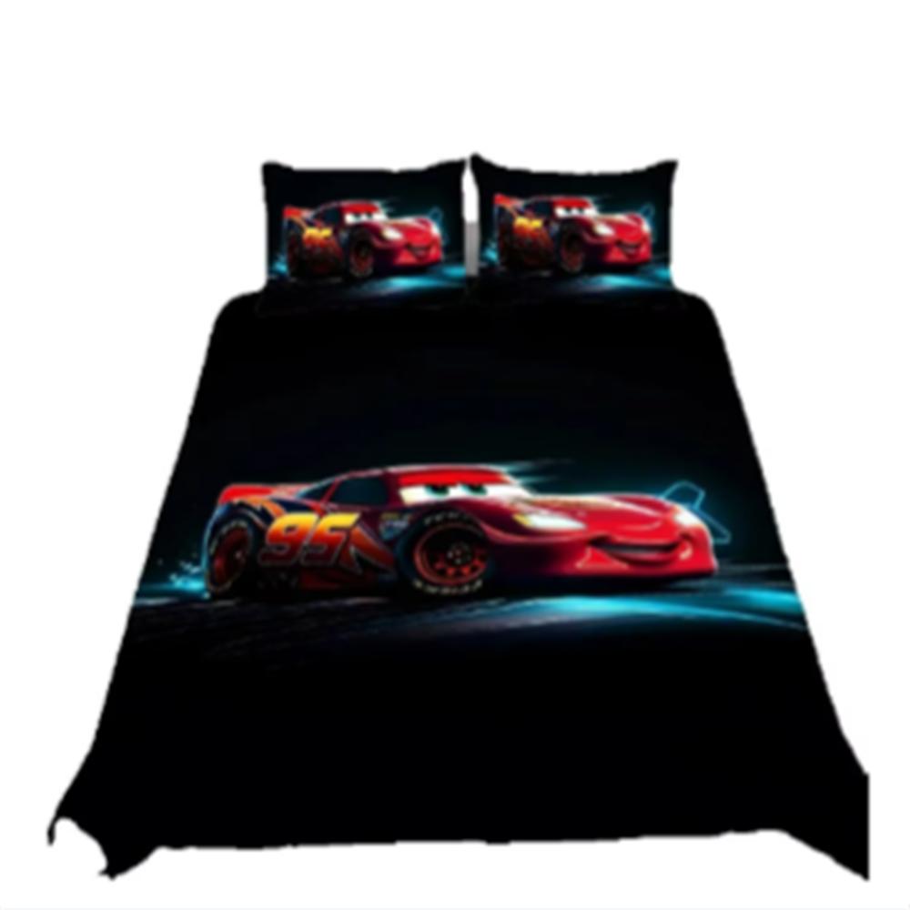 3D Print Racing Lightning Mcqueens Bedding SetGirls Adult Single Twin Queen Size Duvet Cover Pillowcase Bedding