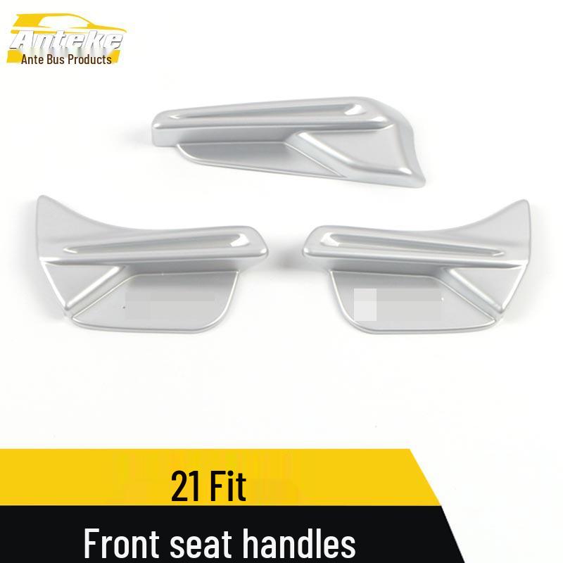 Front Row Seat Handle & Backrest Armrest Decorative Stickers for 21 Fit - Car Accessories