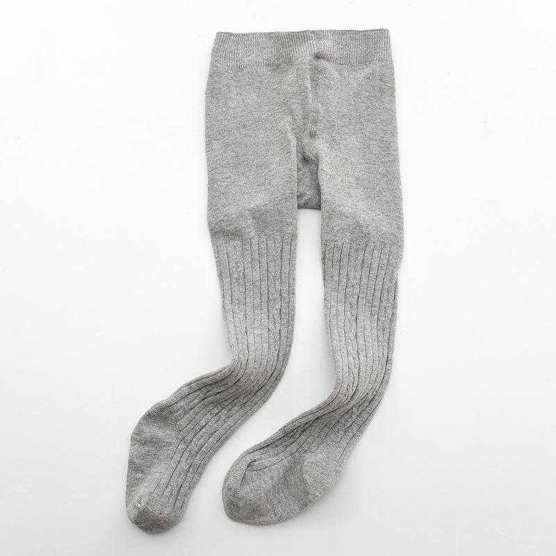 Wiosenne i Jesienne Bawełniane Legginsy Dziecięce: Podkolanówki dla małych dziewczynek - Jednoczęściowa odzież wierzchnia