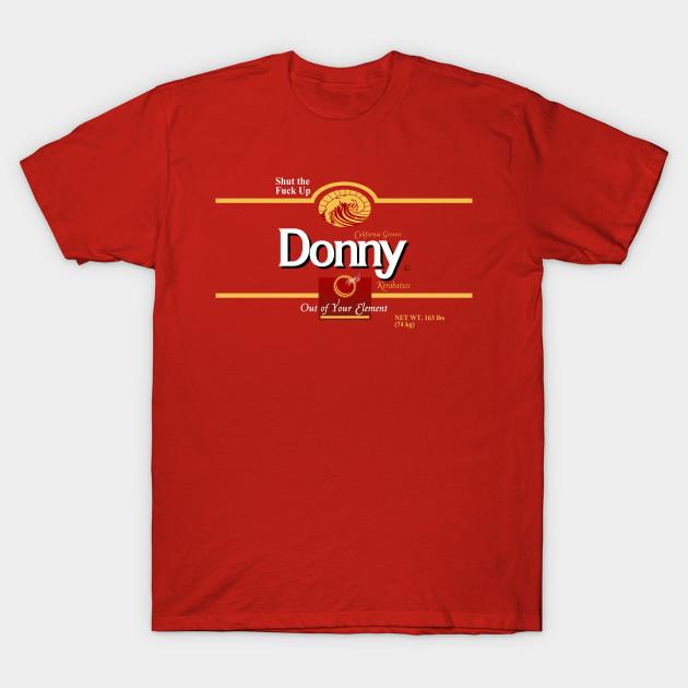 

Мужская черная футболка с принтом Stfu, Donny, печать на трансферной бумаге без вырезания, хлопковая футболка 3XL красный
