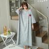 Popular Summer Milk Silk Cartoon Nightdress for Women - Short Sleeve, Loose Fit, Ideal for Students