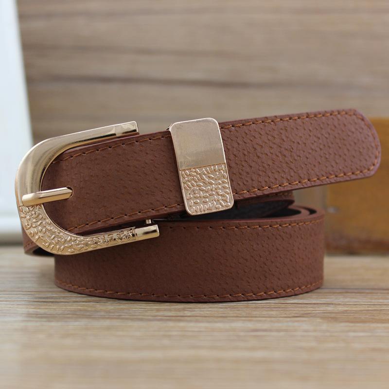 

Женский широкий ремень из искусственной свиной кожи с пряжкой-штифтом, набор из двух частей, ремень для джинсов, женский, многоцветный на выбор кофейный