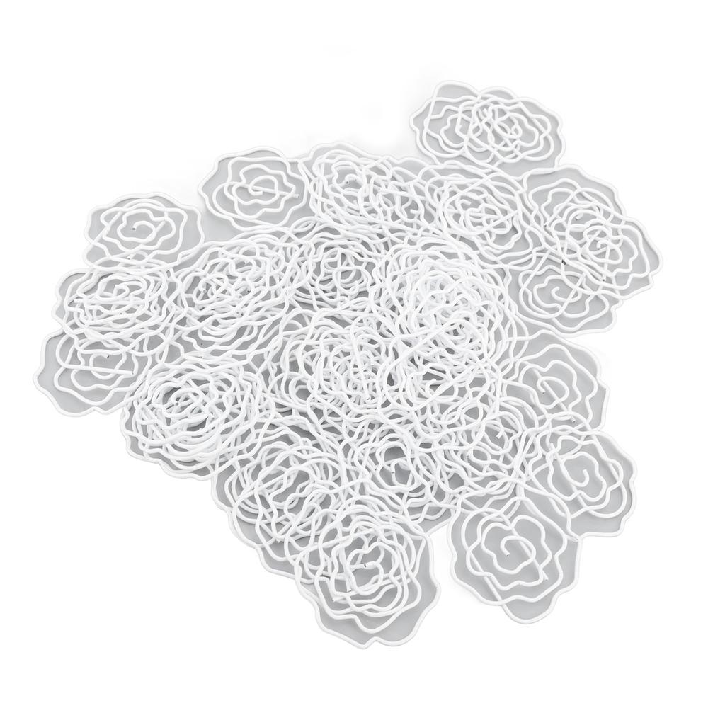 50pcs Paper Clips Cute   Shaped Decorative Metal Paperclips with Storage Box for School