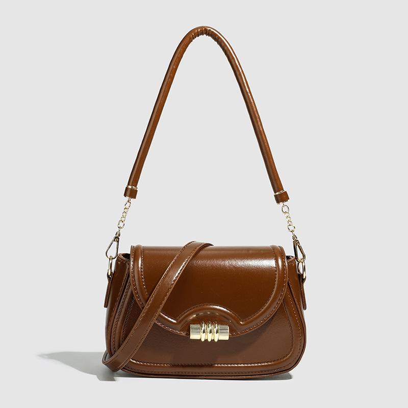 2025 Trendy French Saddle Bag - Retro Fashion Shoulder & Underarm Design