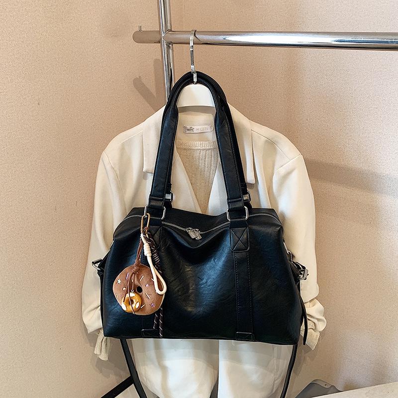 

2025 New Large Capacity Casual Mom Tote & Crossbody Bag - Lazy Style, High-Value, Soft Design. Bag Only