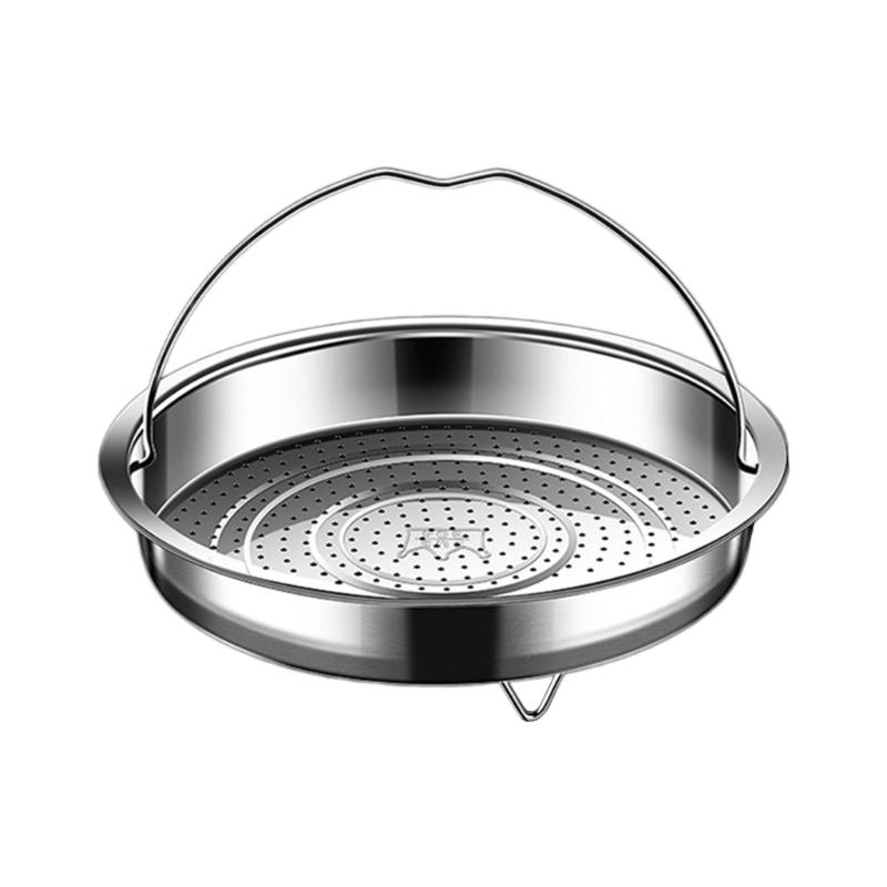 Stainless Steels Steamers Basket with Handle Food Strainer Basket Steaming Tray Steaming Grid Vegetable Steamers Rack
