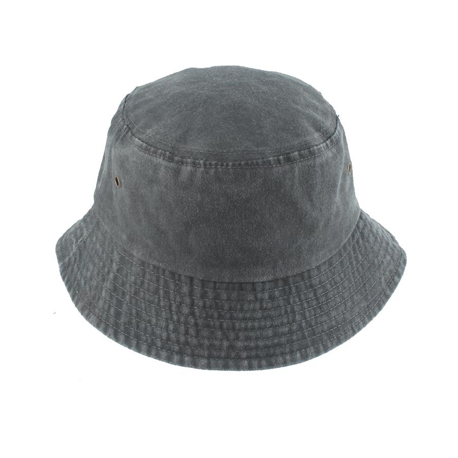 Summer Washed Denim Bucket Hats Foldable Packable Soild Fisherman Hat Bob Caps Hip Hop Gorros Men Women Sun Cap