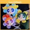 Adorable 12cm Flower Plush Toy Keychain Colorful Cute Backpack Accessory For Kids