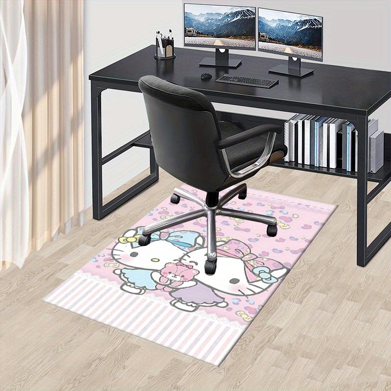 

Office Rug Hello Kitty, Bow Anti-Slip Rug, Machine Washable for Living Room, Bedroom, Office, Multiple Sizes, Bedroom Mat, Decorative Mat, Durable Mat 60cm by 90cm