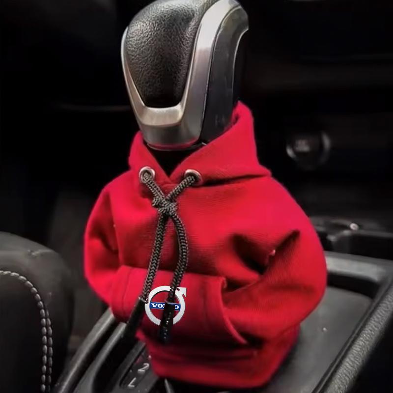 Auto Schaltknauf Hoodie Logo Knaufabdeckung Manuelles Griffschaltgetriebe Matte Für Volvo XC90 XC60 V50 S60 V70 V60 V40 S90 olestar AWD XC40 S80