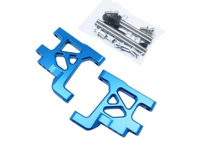 Aluminium bakre upphängningsarm Tamiya Wild Willy Blå (för 2) SWR-32RB