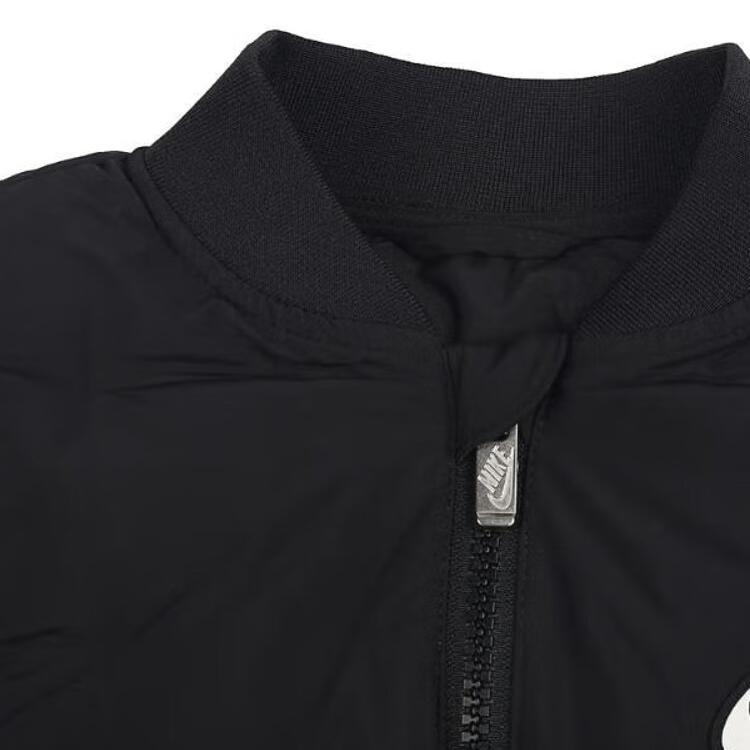Nike Down Vest Warm Comfortable Versatile Classic Logo Design Kids Vests Black NY2442027PS-001
