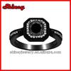 Fashion Jewelry Gold Plated Cuban Link Chain Design Chain Rings Pave Cz Simple Gold Ring Designs