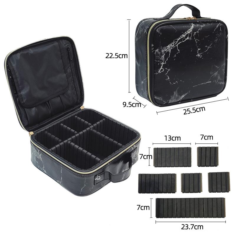 New Beauty Brush Makeup Bag Travel Women Cosmetic Case Big Capacity Make Up Box Necessary Tools Storage Waterproof Cosmetic Bag