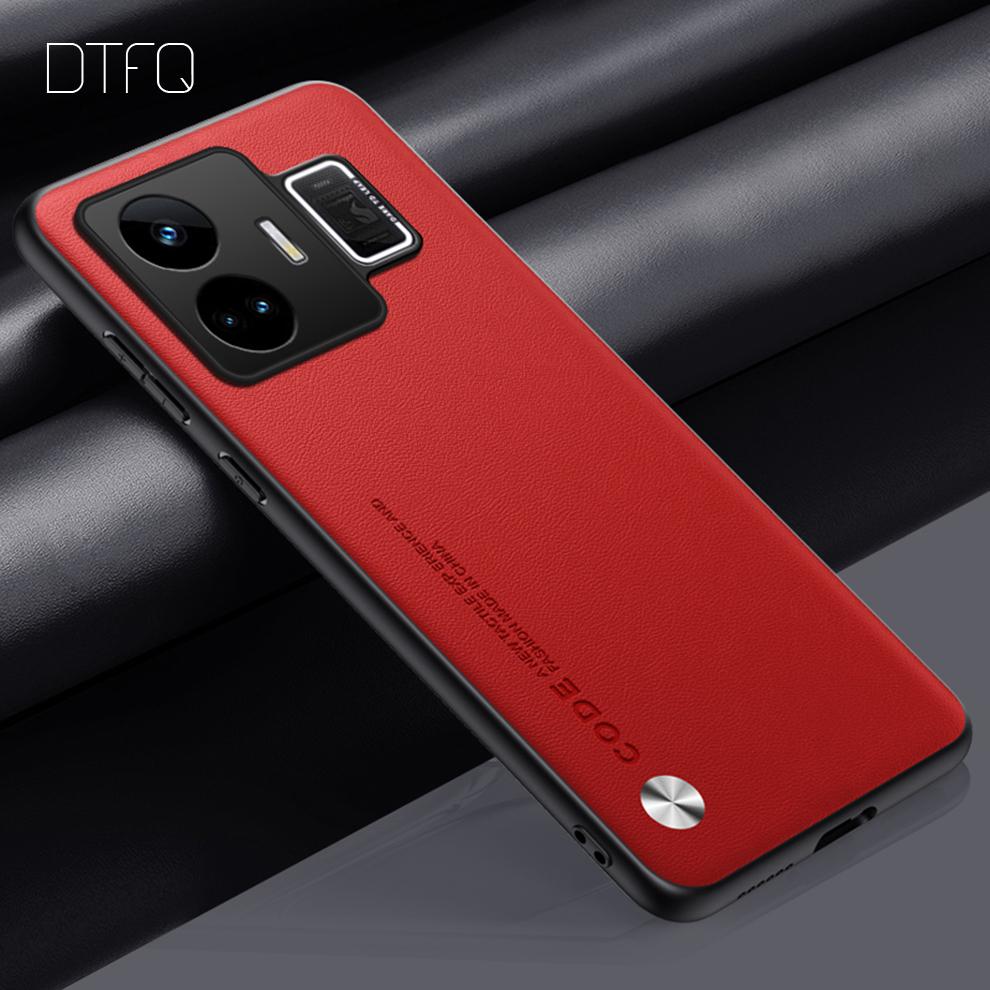 For realme GT Neo5 Case Leather Pattern Back Cover Shockproof Case for realme GT Neo 5 Luxury Leather Case for realme GT Neo5
