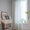 Jingga Cotton Linen Printed Semi-Blackout Tassel Curtain