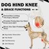 Dog Surgery Recovery Sleeve Rear Right Left Leg, Pet Prevent Licking Wound Elbow Brace Protector, Dog Recovery Suit Cone Collar Alternative for Sprain