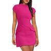 Party Short Sleeve Women's Tight Crew Neck Dress