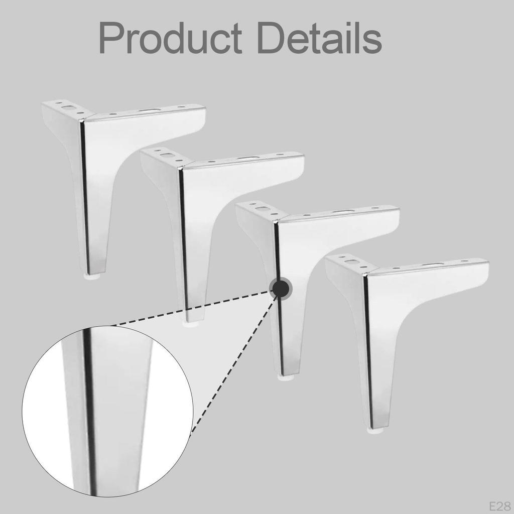 10-17cm Sofa Legs, 4PCS Furniture Table Cabinet Cupboard Feet Replacement