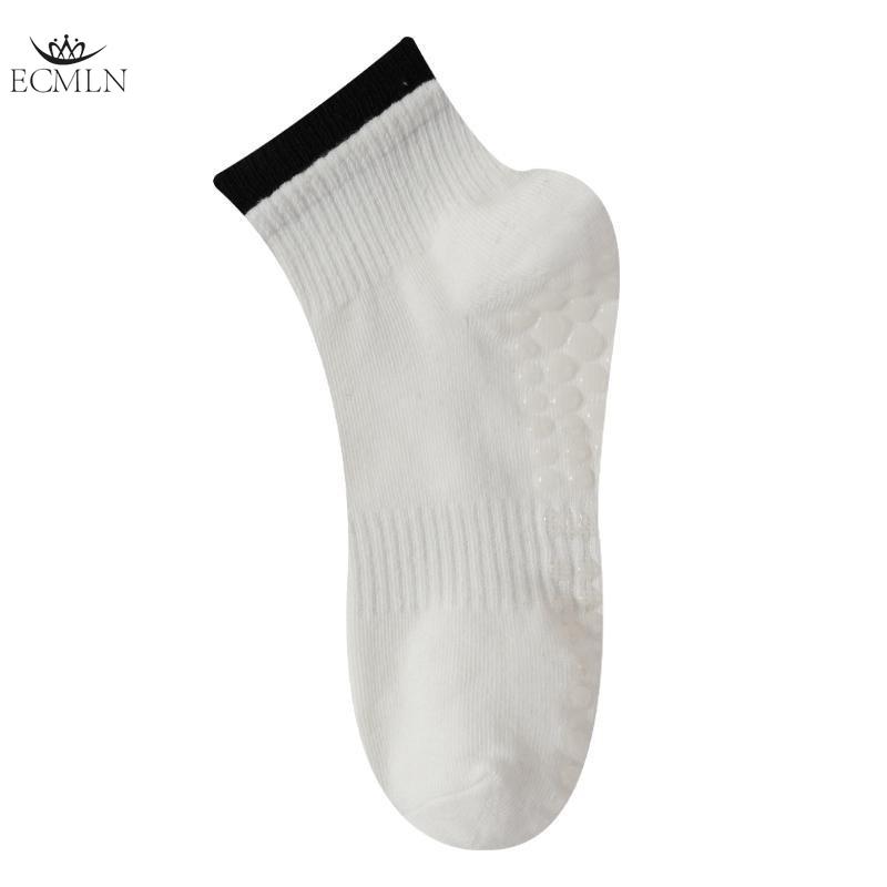 Women's Mid-tube Cotton Socks Pilates Fitness Dance Non-slip Socks Spring and Summer Adult Floor Socks