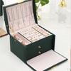 3 Layer Jewelry Box Multifunctional Portable Removeable Compartments Velvet Organiser Case Holder
