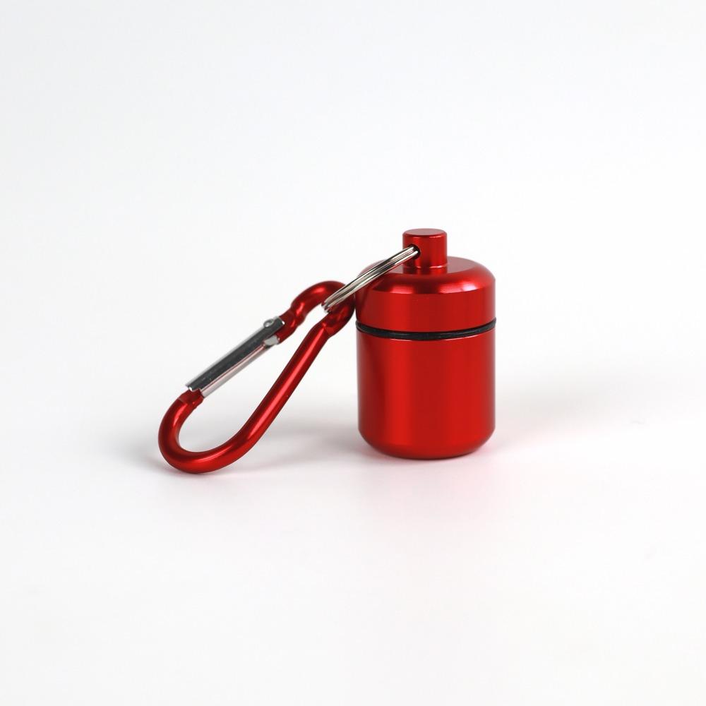 New Premuim Portable Mini Pill Case Keychain Box Waterproof Travel Container Bottle with Keyring for Medicine Ear Plug Jewelry