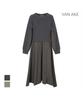 VANAKE Color Block Two-In-One Dress_Vb43Opud01Z