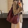 Large Capacity PU Leather 2 Pcs/set Shoulder Bags For Women Winter Trend Female Underarm Bag Lady Handbags Tote Bag KTY