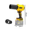 Strong 40000rpm Battery Powered Yard Blower With 70mm Strengthened Fan For Outdoor Cleaning And Snow Wiping