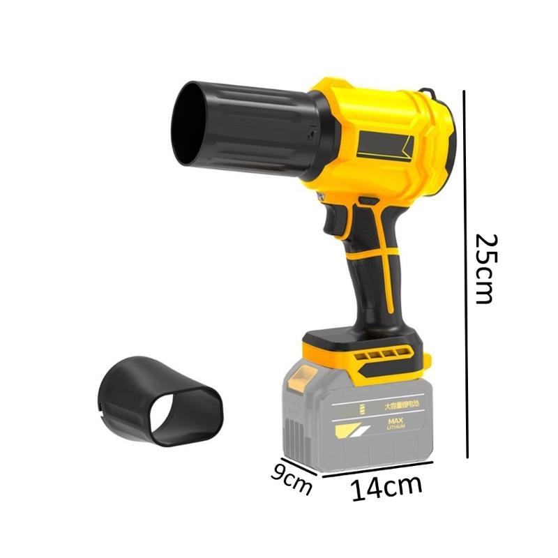 Strong 40000rpm Battery Powered Yard Blower With 70mm Strengthened Fan For Outdoor Cleaning And Snow Wiping