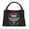 Custom Vintage Route 66 Lunch Bag Women Cooler Thermal Insulated Lunch Box for Work Pinic or Travel