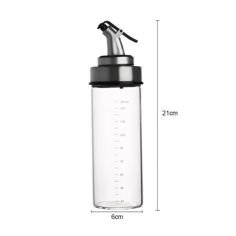 Shatterproof Glass Olive Oil Dispenser Bottle Leakproof Oil Dispenser with Spouts Cooking Oil and Vinegar Cruet Dispenser Bottle