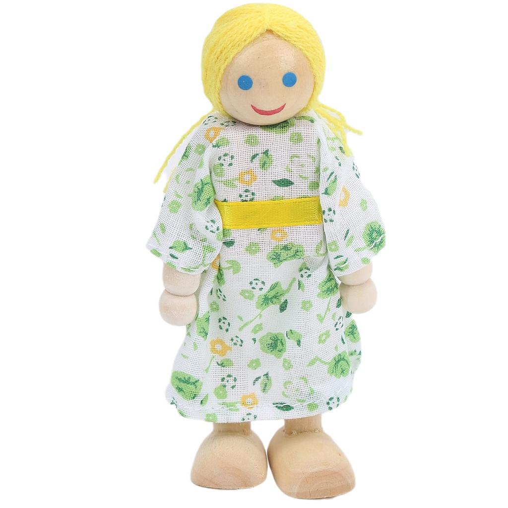 Dollhouse Little People Wooden Family Dollhouse Dollhouse Mini People Dollhouse Dolls for Pretend Figure Dollhouse Toys People, Set, Dolls, Figures,