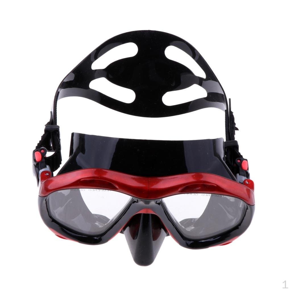 Adult Snorkel Mask Scuba Diving Glasses Tempered Glass Goggles for Men Women