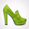 Fashion Round Toe High Heel Belt Buckle Women Single Shoes 2024 New Black Brown Spring  Autumn Waterproof Platform High Heels Size 34-43