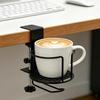 Cup Holder for Desk 2 In 1 Clip On Clamp Hook Headphone Hanger Holder for Lawn Chair Office House Indoor Bed Bedside Couch