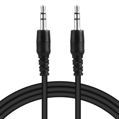 AGPTEK Audio Kábel AUX Kábel Priamy Nahrávací Kábel Kompatibilný s 3,5 mm Slúchadlami/Reproduktormi/Auto/Smartfónom/Tabletom/PC/MP3