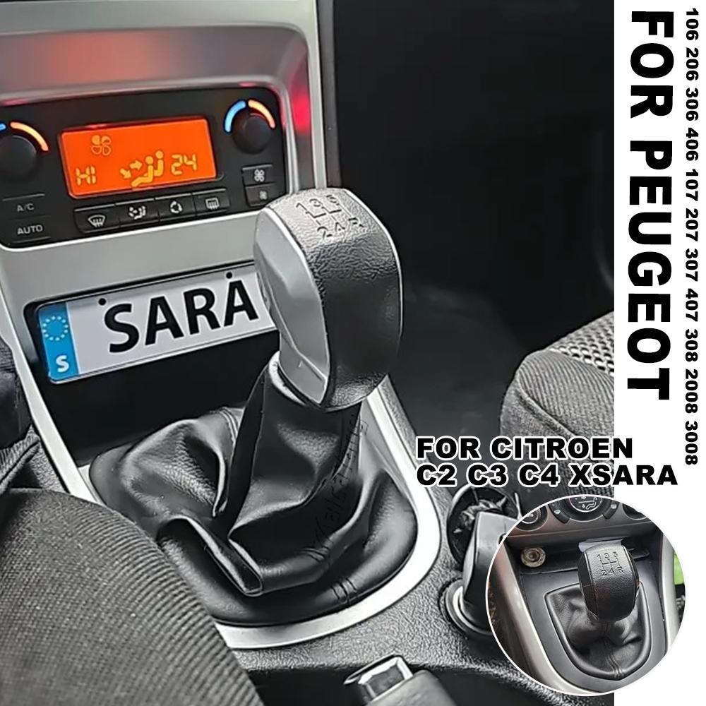 Gear Bar Knob Head 5 Speed Manual Shift Handball With Adapter For Citroen Berlingo II Peugeot Partner 2008-2018