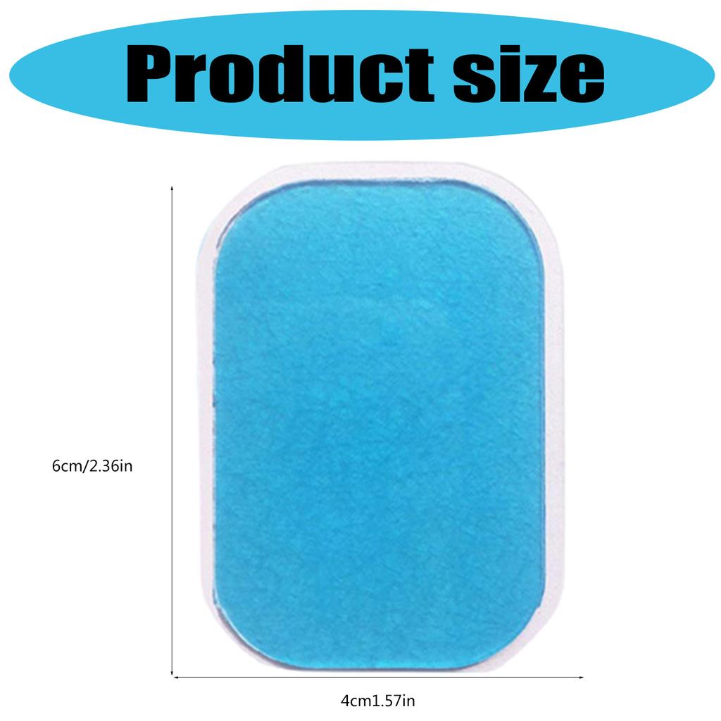 16Pcs Hydrogel Replacement Gel Pad High Conductivity Hip Trainer Gel Pad Set Fitness Gel Pad Muscle Stimulator Gel Pad