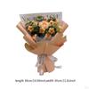 Artificial Flower Bouquet Crochet Design for Holiday Table Centerpiece Gift From Kids