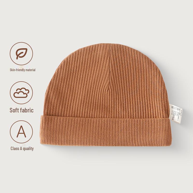 Pure Cotton Baby Hat for All Seasons - Newborn Infant Protective Cap