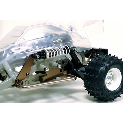 KF Aluminum Shock Plates - Rear for Tamiya Frog/Subaru Brat Blackfoot/Monster Beetle