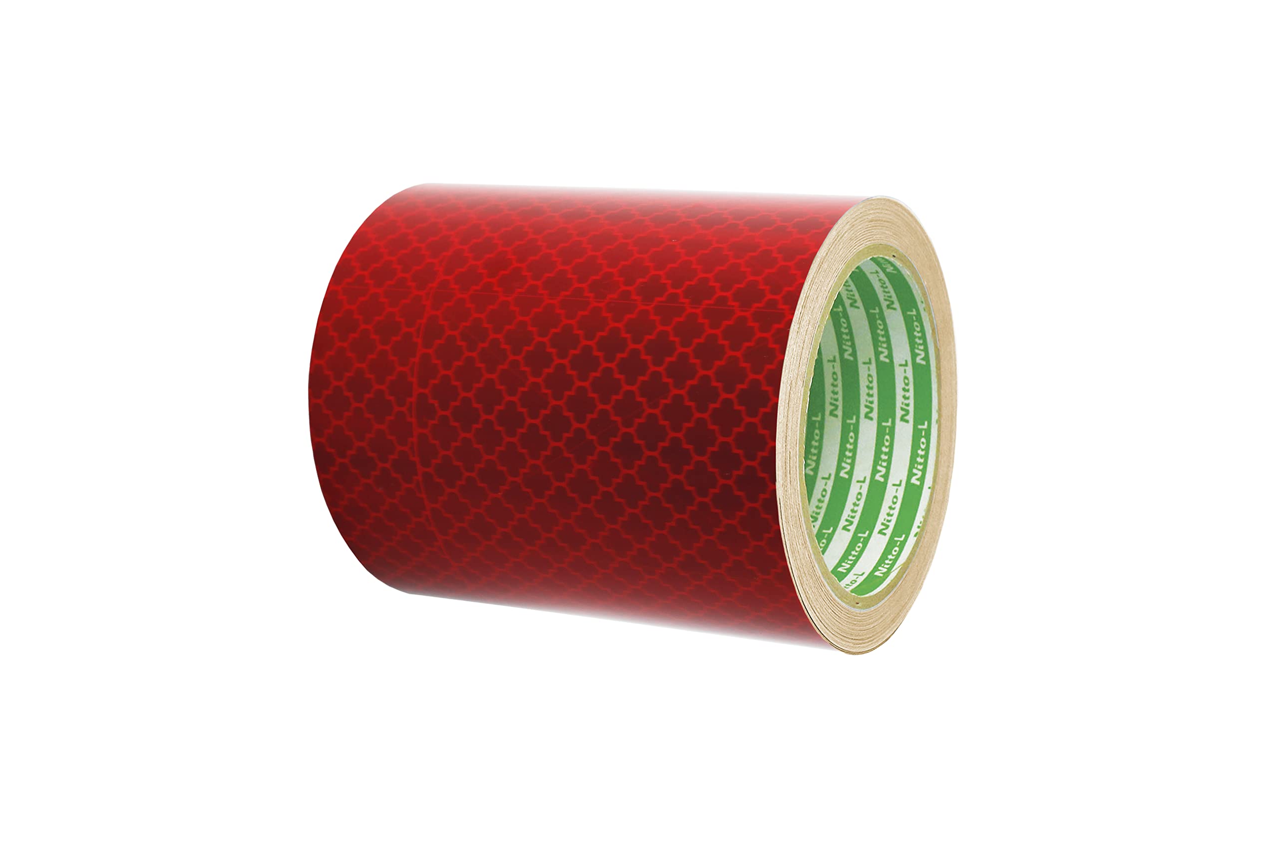 Nitto L Materials DM9600 Soft High Intensity Prismatic Reflective Tape, 3.9 inches (100 mm) 100mm красный