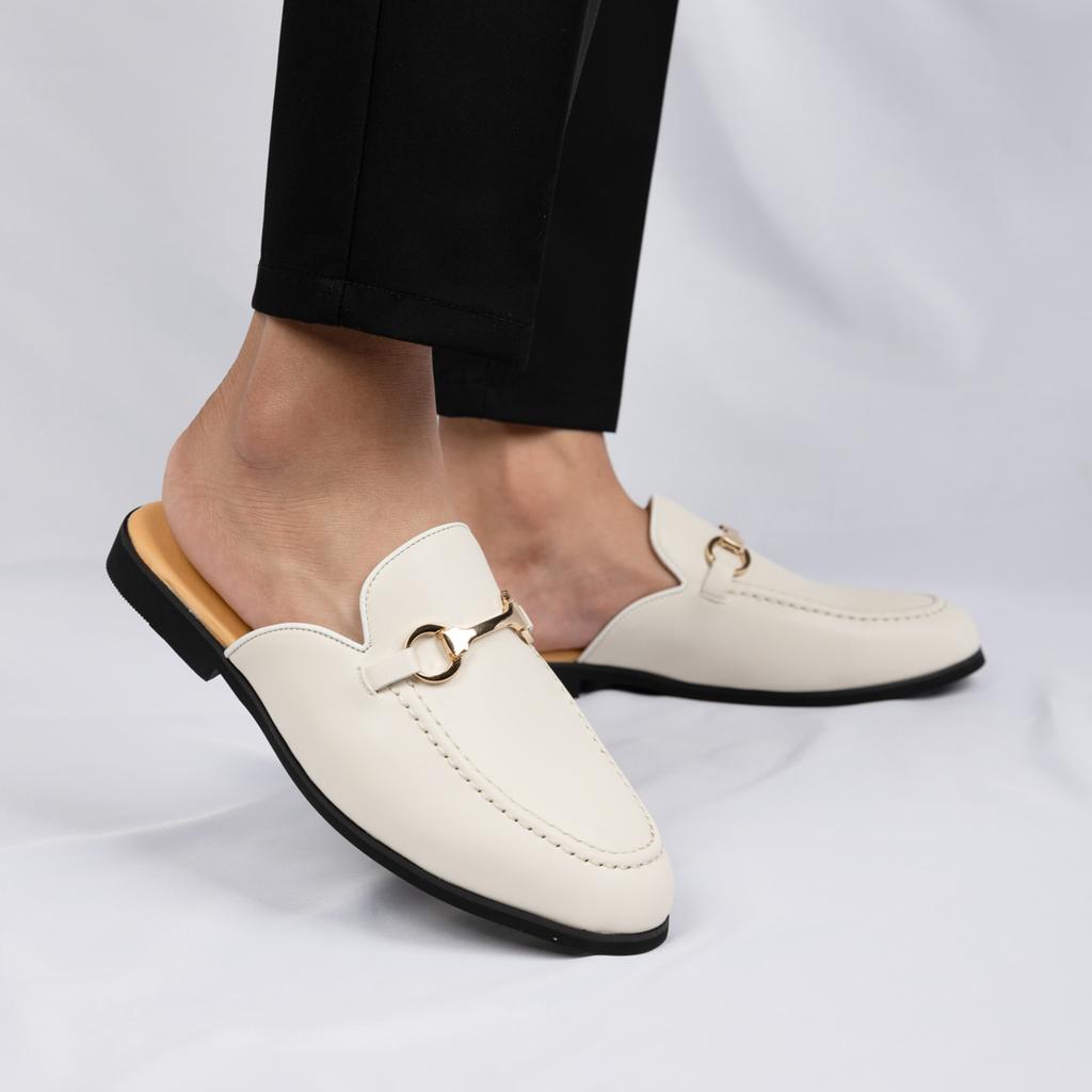 Fashion 2025 New Original Designer Summer Flats Leather Men Mules Shoes Men All-match Slippers Retro Soft Anti Slip Casual Shoes for Men