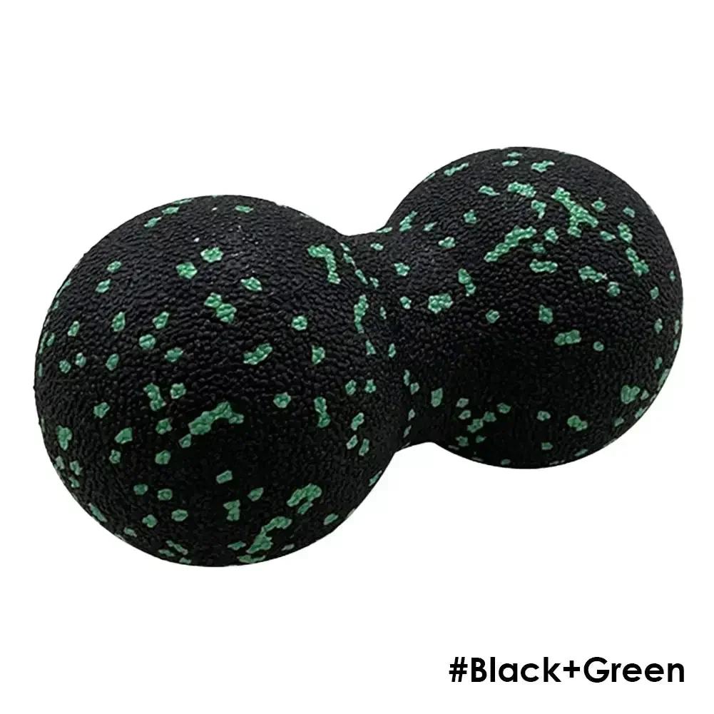 Peanut Fitness Massage Ball Set Yoga Roller Double Lacrosse Mobility Ball for Myofascial Physical Therapy Deep Tissue Massage