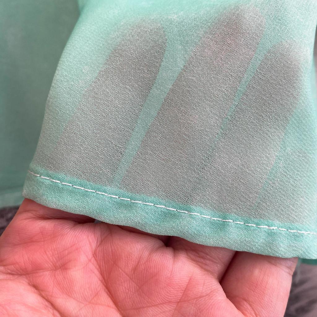 Temperament Stehkragen Kurze Flare Ärmeln Kleid Frauen Hohe schlanke Taille Robe 2024 Neue Tinte Printr schnüren up Frau Kleider